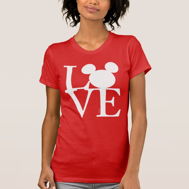 mickey mouse love t shirt