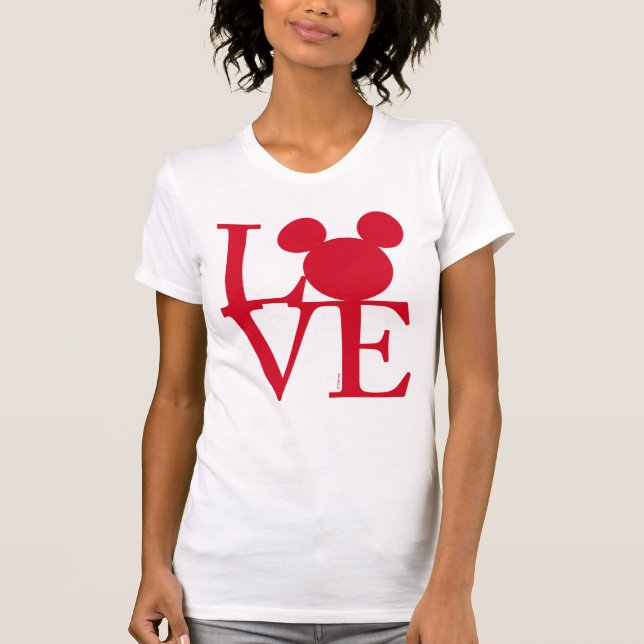 Mickey Mouse LOVE | Valentine's Day T-Shirt (Front)