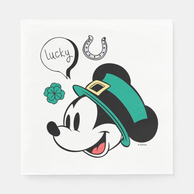 Mickey Mouse | Lucky You Napkins (Front)