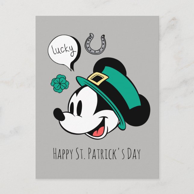 Mickey Mouse | Lucky You Postcard (Front)