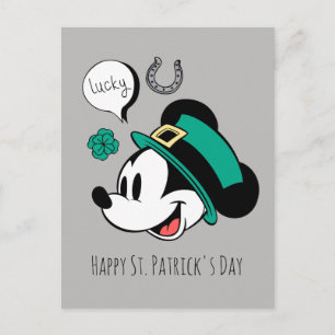 Mickey Mouse Lucky You Postcard