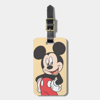 Mickey Mouse Luggage Tag by MickeyAndFriends at Zazzle