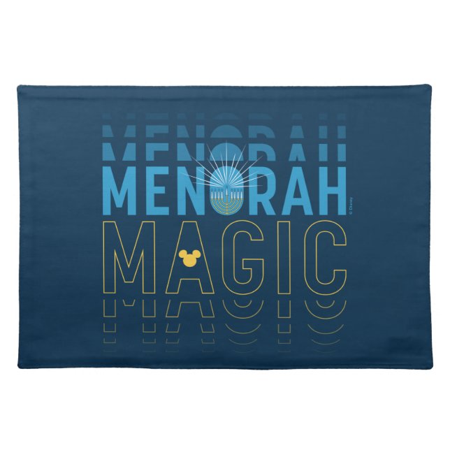 Mickey Mouse | Menorah Magic Cloth Placemat (Front)