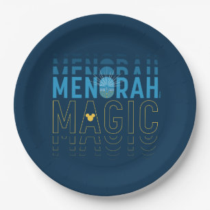 Mickey Mouse   Menorah Magic Paper Plates