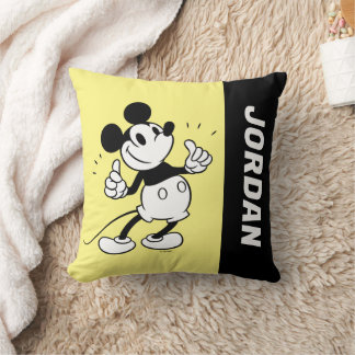 Mickey Mouse | Mickey Mouse | Add Your Name Throw Pillow