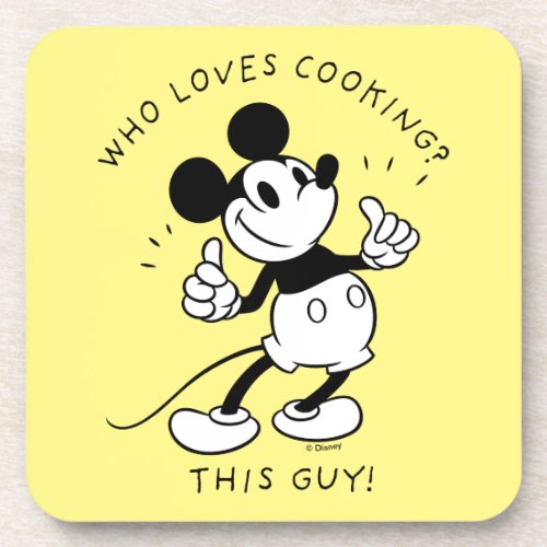 Mickey Mouse  Mickey Mouse Who Loves Cooking Beverage Coaster