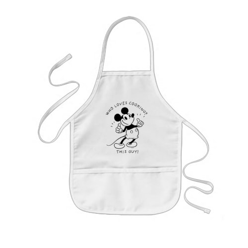 Mickey Mouse  Mickey Mouse Who Loves Cooking Kids Apron