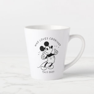 Mickey Mouse Mickey Mouse Who Loves Cooking Latte Mug