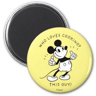 Mickey Mouse   Mickey Mouse Who Loves Cooking Magnet