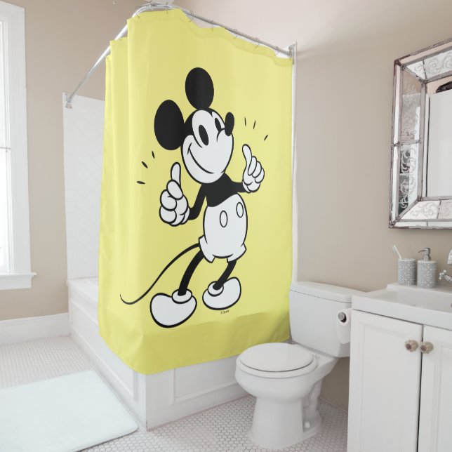 Mickey Mouse | Mickey Mouse Who Loves Cooking Shower Curtain (In Situ)