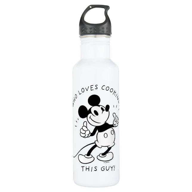 Mickey Mouse | Mickey Mouse Who Loves Cooking Stainless Steel Water Bottle (Front)
