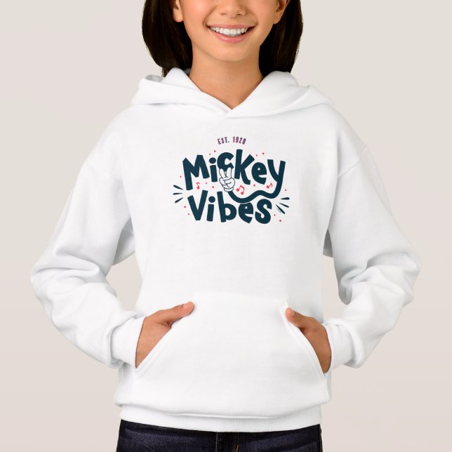 Mickey Mouse | Mickey Vibes Est. 1928 Hoodie (Front)