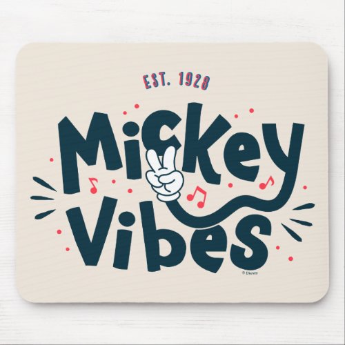 Mickey Mouse  Mickey Vibes Est 1928 Mouse Pad