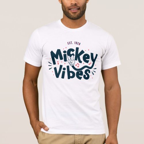Mickey Mouse  Mickey Vibes Est 1928 T_Shirt