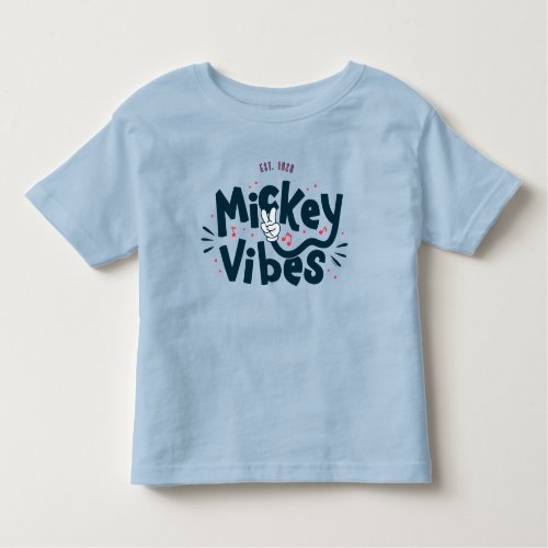 Mickey Mouse  Mickey Vibes Est 1928 Toddler T_shirt