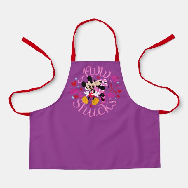 Mickey Mouse & Minnie Mouse | Aww Schucks Apron (Front)