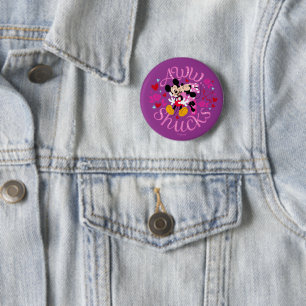Mickey Mouse & Minnie Mouse   Aww Schucks Button