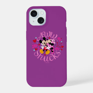 Mickey Mouse & Minnie Mouse Aww Schucks iPhone 15 Case