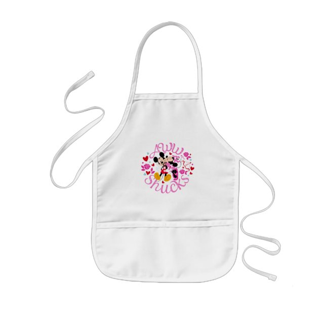 Mickey Mouse & Minnie Mouse | Aww Schucks Kids' Apron (Front)
