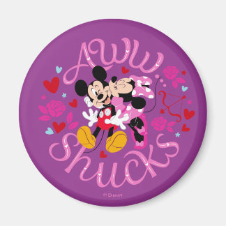 Mickey Mouse & Minnie Mouse | Aww Schucks Magnet