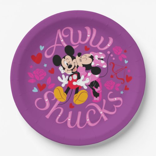Mickey Mouse  Minnie Mouse  Aww Schucks Paper Plates