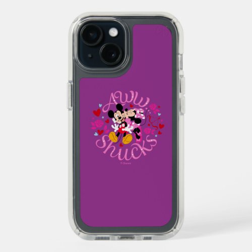 Mickey Mouse  Minnie Mouse  Aww Schucks iPhone 15 Case