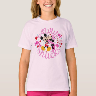 Mickey Mouse & Minnie Mouse   Aww Schucks T-Shirt