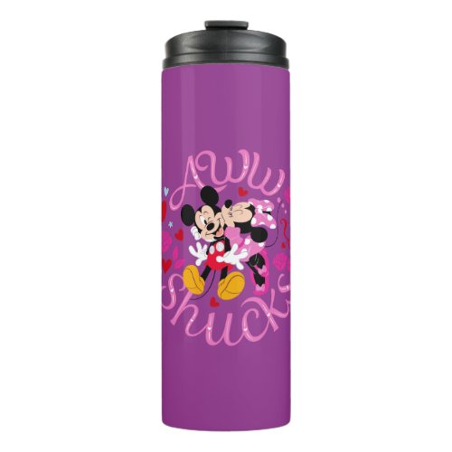 Mickey Mouse  Minnie Mouse  Aww Schucks Thermal Tumbler