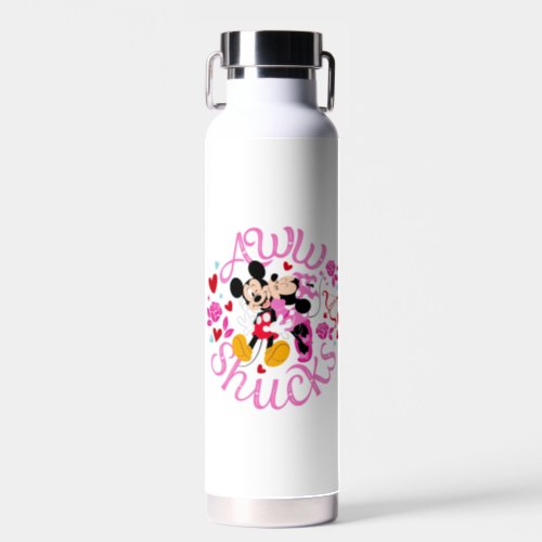 Mickey Mouse  Minnie Mouse  Aww Schucks Water Bottle