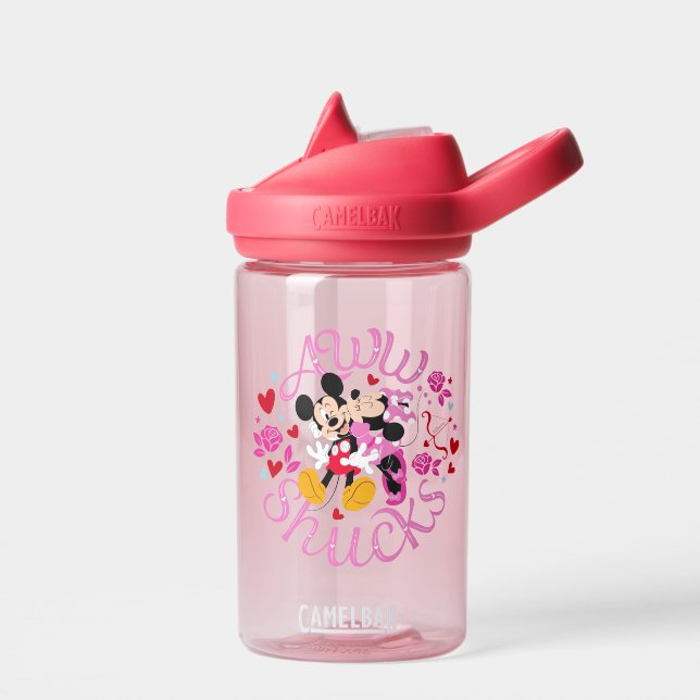 Mickey Mouse & Minnie Mouse | Aww Schucks Water Bottle (Left)