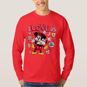 Mickey Mouse & Minnie Mouse   I Love Us T-Shirt
