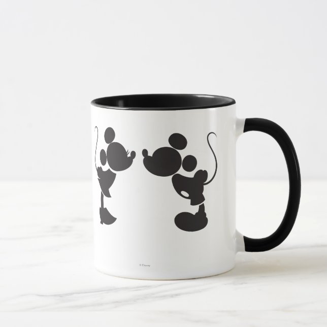 Mickey Mouse & Minnie  Silhouette Mug (Right)