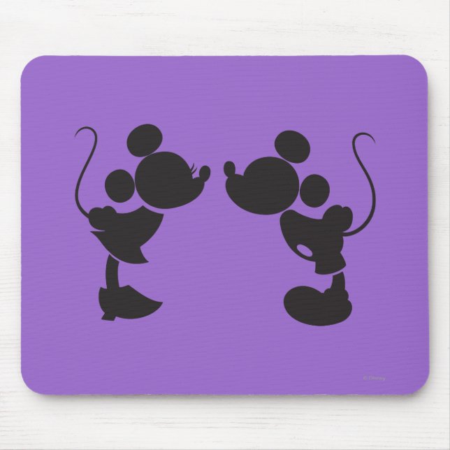 Mickey Mouse & Minnie  Silhouette Pad (Front)
