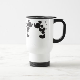 Mickey Mouse & Minnie Silhouette Travel Mug