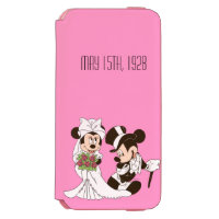 Mickey Mouse & Minnie Wedding iPhone 6/6s Wallet Case