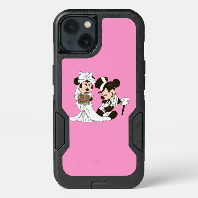 Mickey Mouse & Minnie Wedding Otterbox iPhone Case (Back)