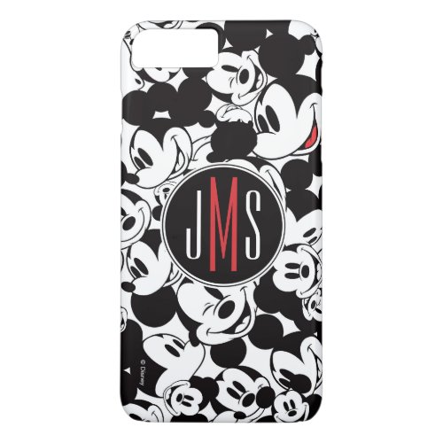 Mickey Mouse  Monogram Crowd Pattern iPhone 8 Plus7 Plus Case