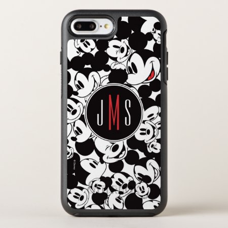 Mickey Mouse | Monogram Crowd Pattern Otterbox Symmetry Iphone 8 Plus/