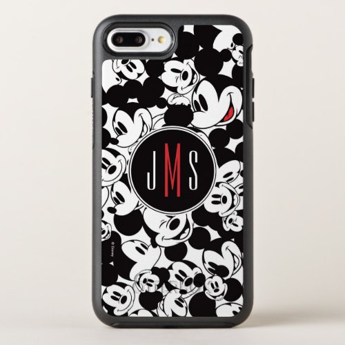 Mickey Mouse  Monogram Crowd Pattern OtterBox Symmetry iPhone 8 Plus7 Plus Case