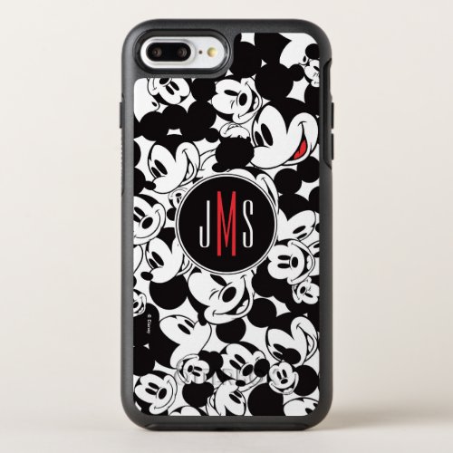 Mickey Mouse  Monogram Crowd Pattern OtterBox Symmetry iPhone 8 Plus7 Plus Case