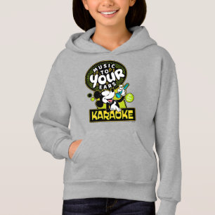 Mickey Mouse Music To Your Ears Karaoke Sign Hoodie