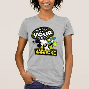 Mickey Mouse Music To Your Ears Karaoke Sign T-Shirt