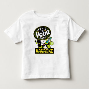 Mickey Mouse Music To Your Ears Karaoke Sign Toddler T-shirt