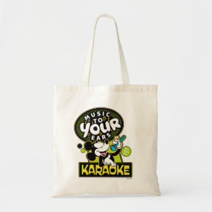 Mickey Mouse Music To Your Ears Karaoke Sign Tote Bag