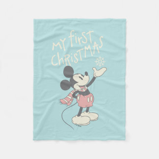 Mickey Mouse | My First Christmas Fleece Blanket