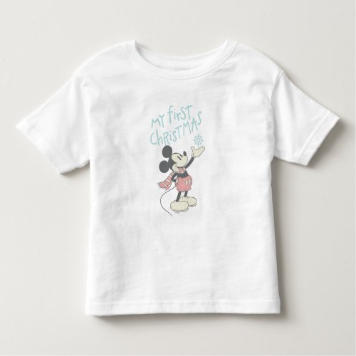 Mickey Mouse  My First Christmas Toddler T_shirt