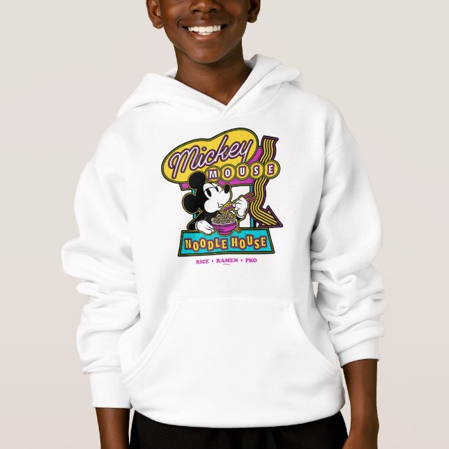 Mickey Mouse Noodle House Sign Hoodie (Front)