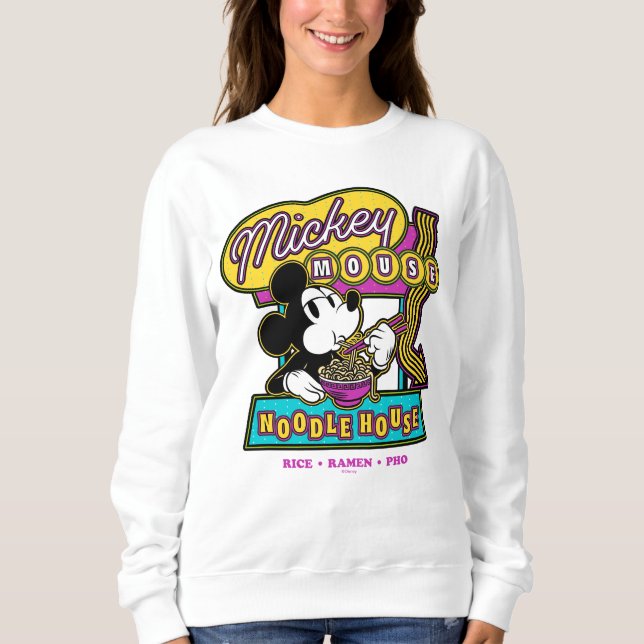 Mickey Mouse Noodle House Sign Sweatshirt (Front)