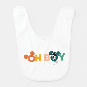 Mickey Mouse   Oh Boy Baby Bib