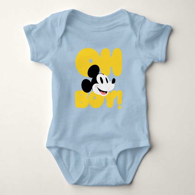 Mickey Mouse | Oh Boy! Baby Bodysuit (Front)